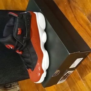 Jordan 6 Rings Size 7 UK 6 Black/White/Red